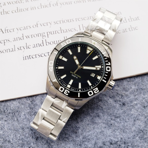 Aquaracer Rotating Bezel Black Dial 