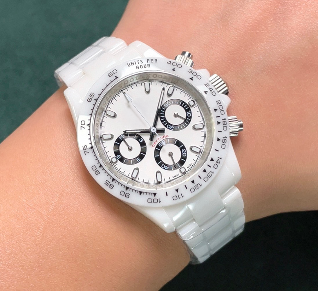 Men Automatic White Ceramic Cosmograph Daytona  