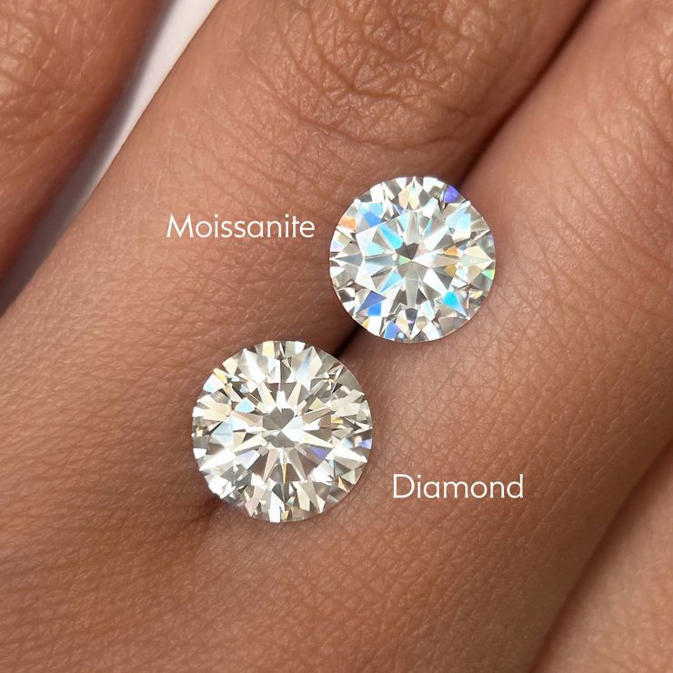 Diamonds vs. Moissanite: A Sparkling Showdown