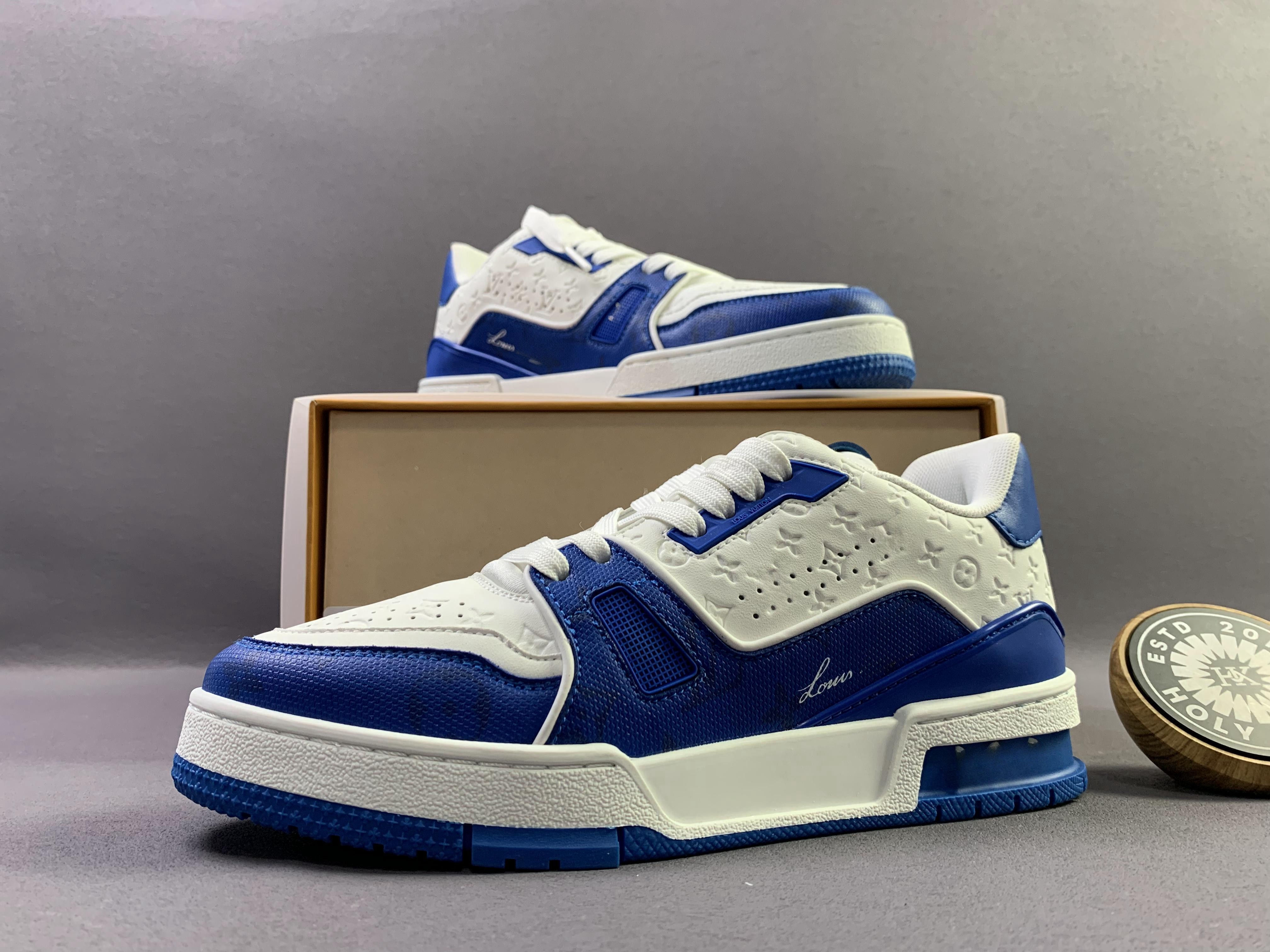 L Trainer Low '54 Mini Monogram - Blue' sneakers