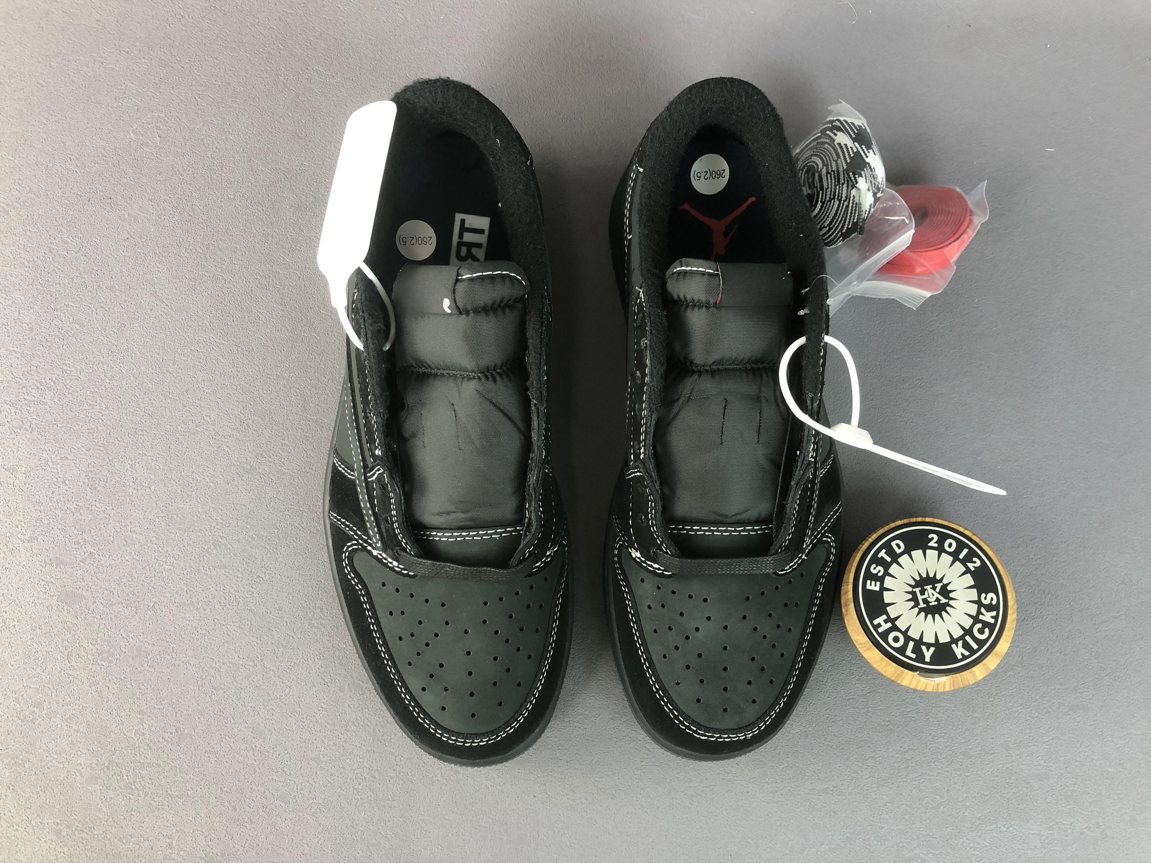 Air J x Travis Retro Low OG SP Black Phantom