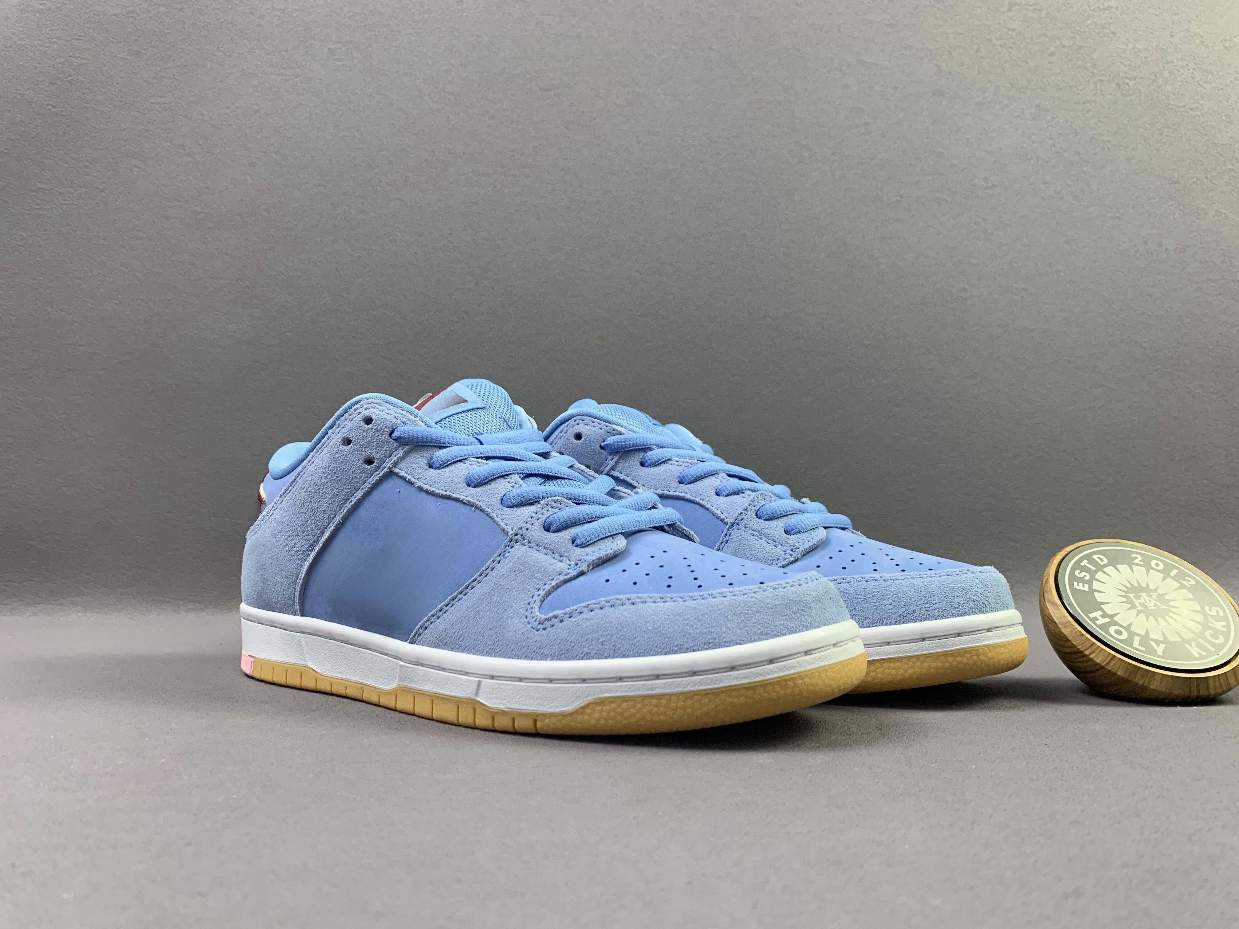  SB Dunk Low Premium "Philadelphia Phillies" Valor Blue and Team Maroon