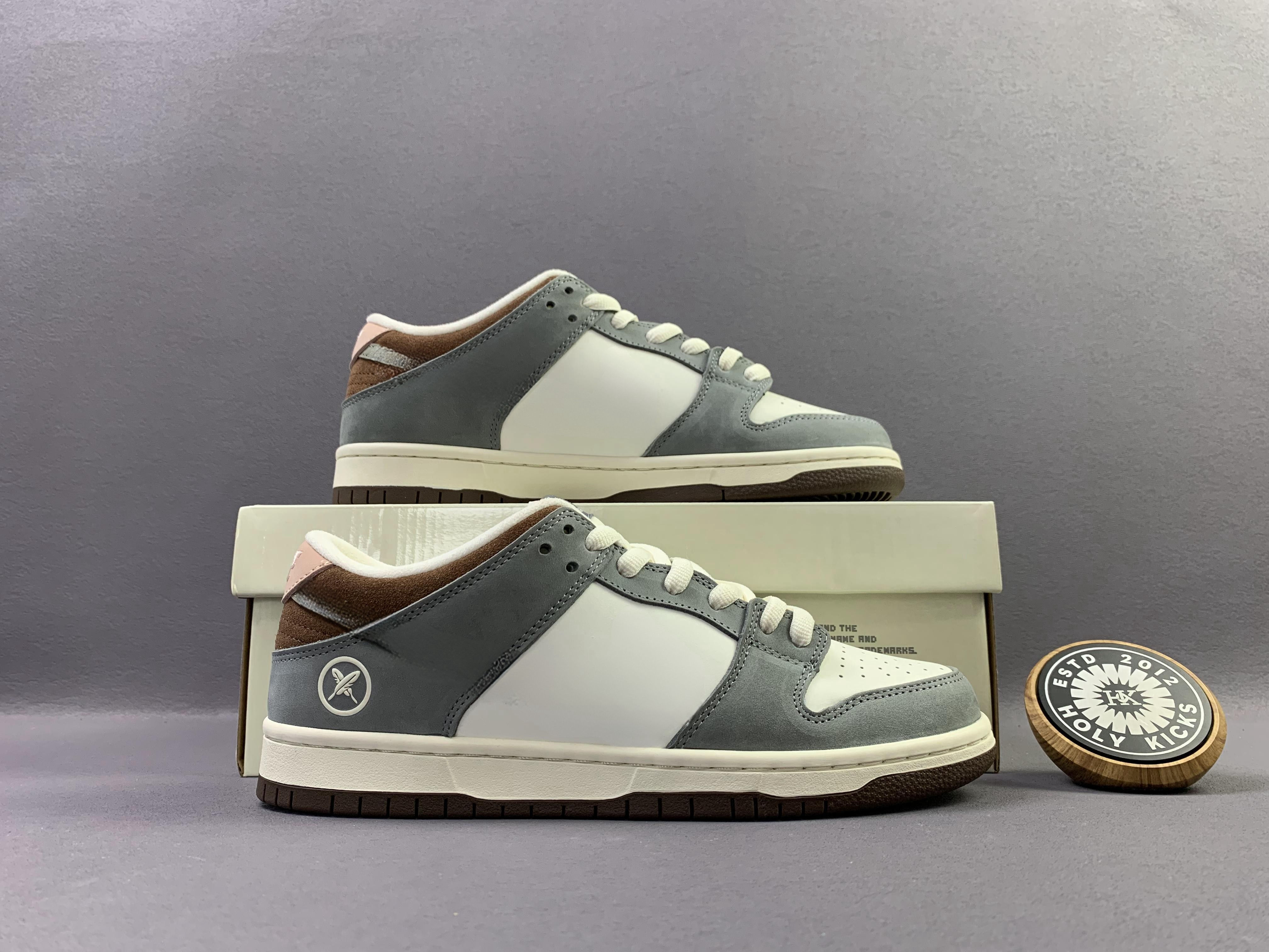 SB Dunk Low Yuto Horigome in the "Wolf Grey/Iron Grey" Colorway