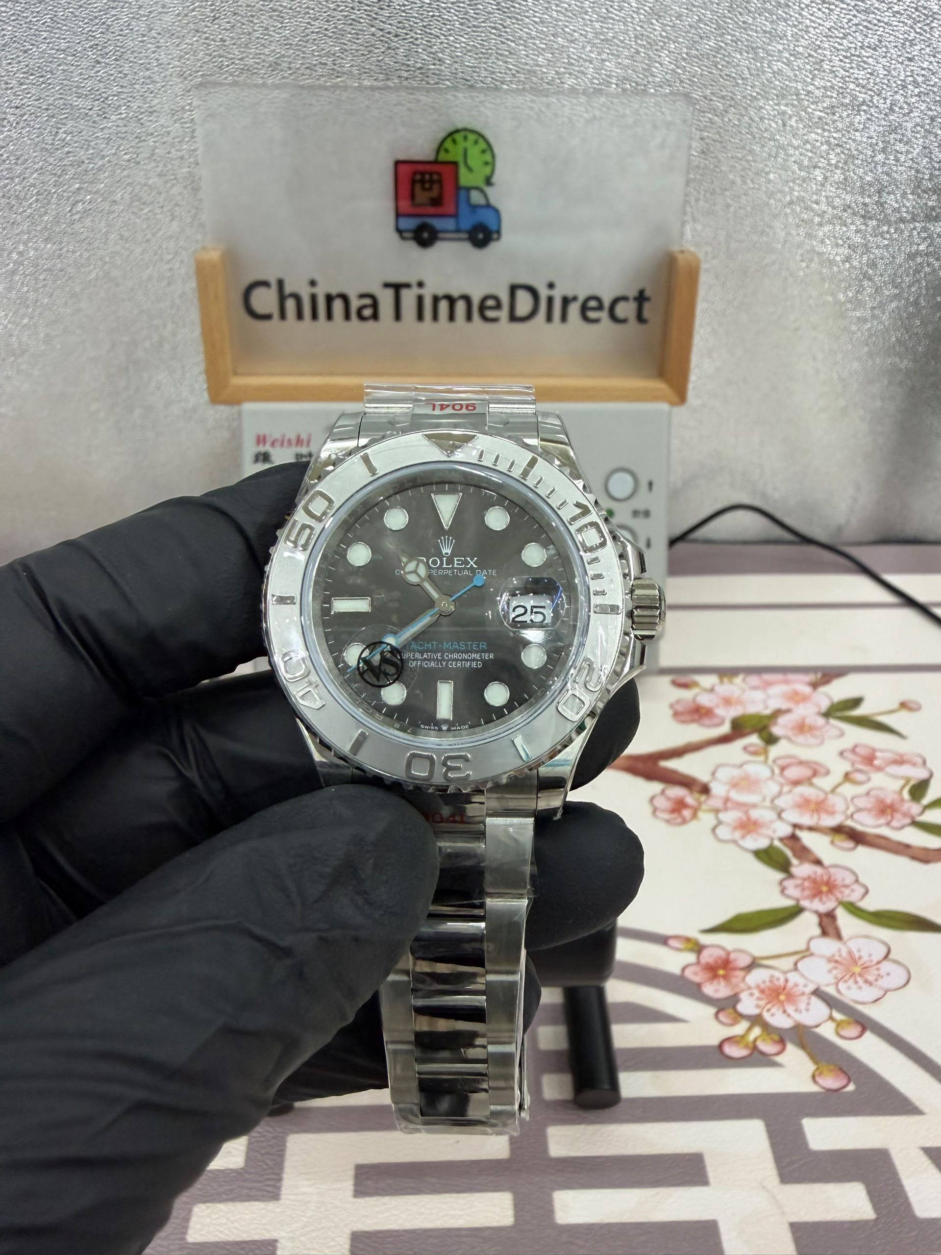 VSF Rolex Oyster Date Yacht-Master 40mm Dark Rhodium Dial